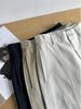 Women’s Slim-Fit Wide-Leg Cropped Pants - Lyocell Cotton, Hip-Covering, Korean Spring Style
