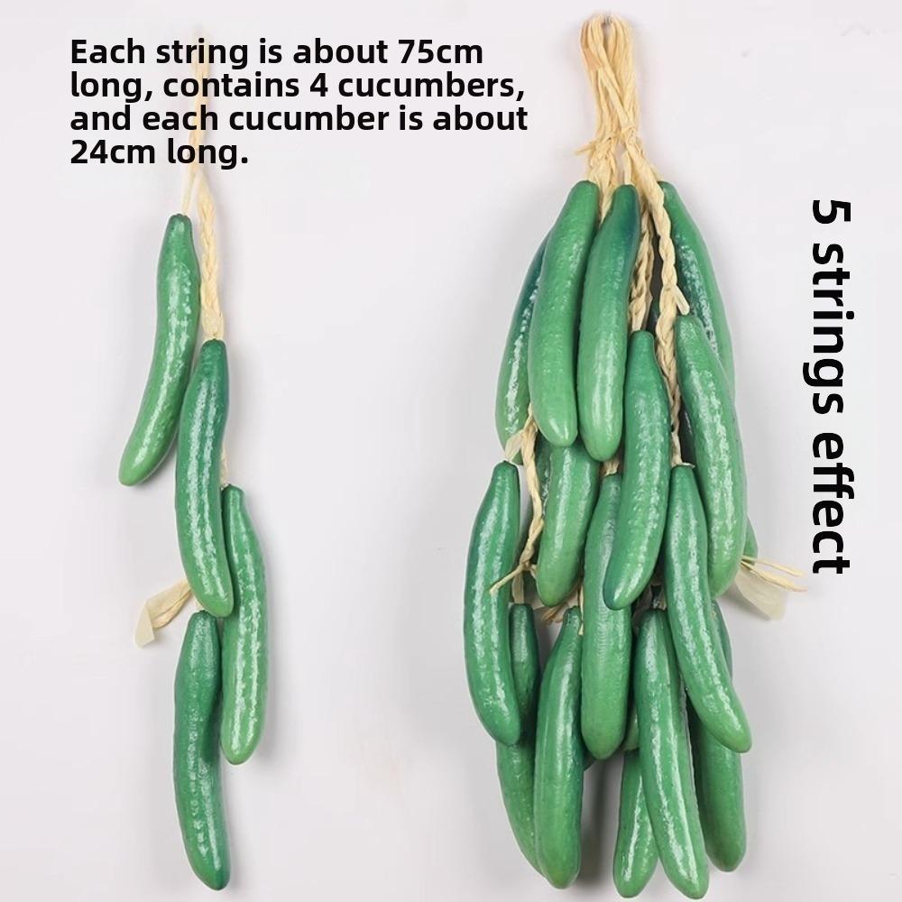 Fake Vegetable Home Garden Decoration Foam Wedding Photography Props DIY Decoration Cucumber