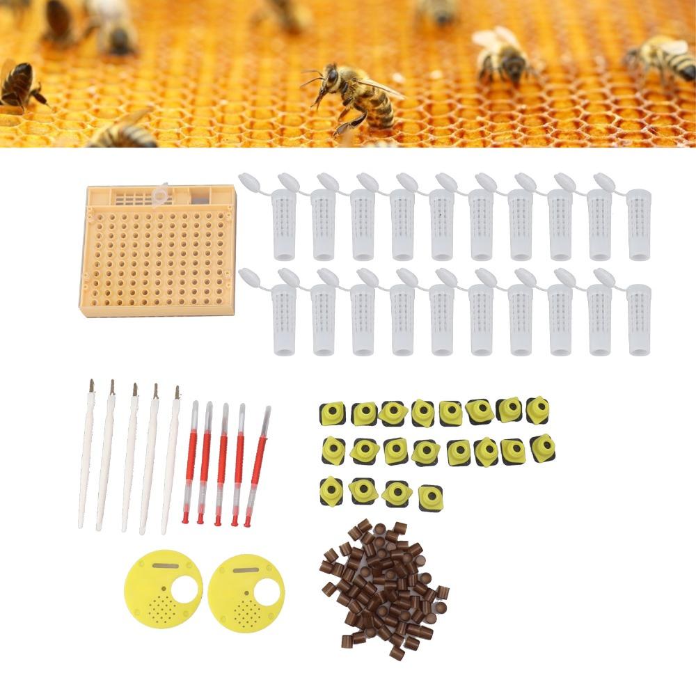 143 Pcs Set Plastic Queen Bee Rearing System Durable Queen Rearing Grafting Kit Beekeepers