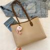 Borsa shopper da donna e ragazza, borsa tote in pelle PU di lusso, grande capacità, borsa a mano, borsa a tracolla di qualità