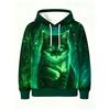 Long-sleeved Hooded Hoodie - Patterned Clothing - Suitable for Both Men and Women - Street Casual Loose-fitting Hoodie