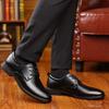 Korean Men'S Leather Shoes Business Shoes Formal Leather Shoes Black Shoes For Men School Shoes JZ-5008