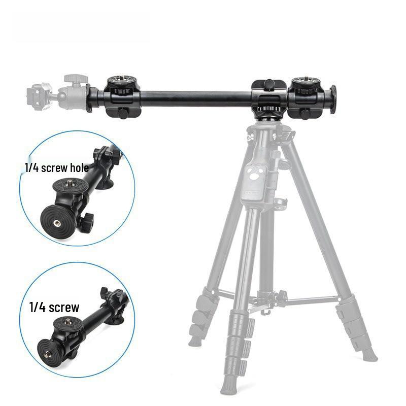 Phone Camera Top-Down Shooting Stand with Tripod Extension for Live Streaming and DSLR/Mirrorless Support