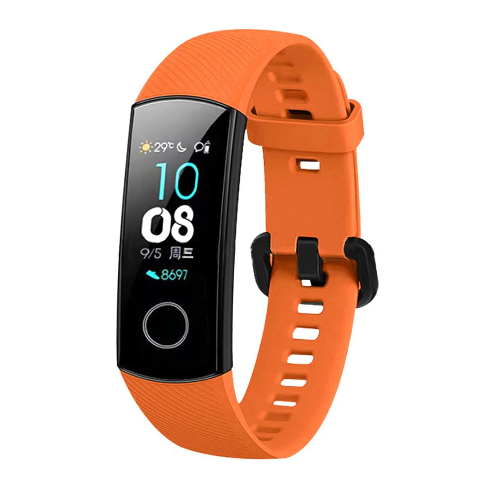 Smartwatch Band Replacement Silica Gel Bracelet Strap Band Accessories Watch Belt Women Men Wristbands Compatible with   Band 5