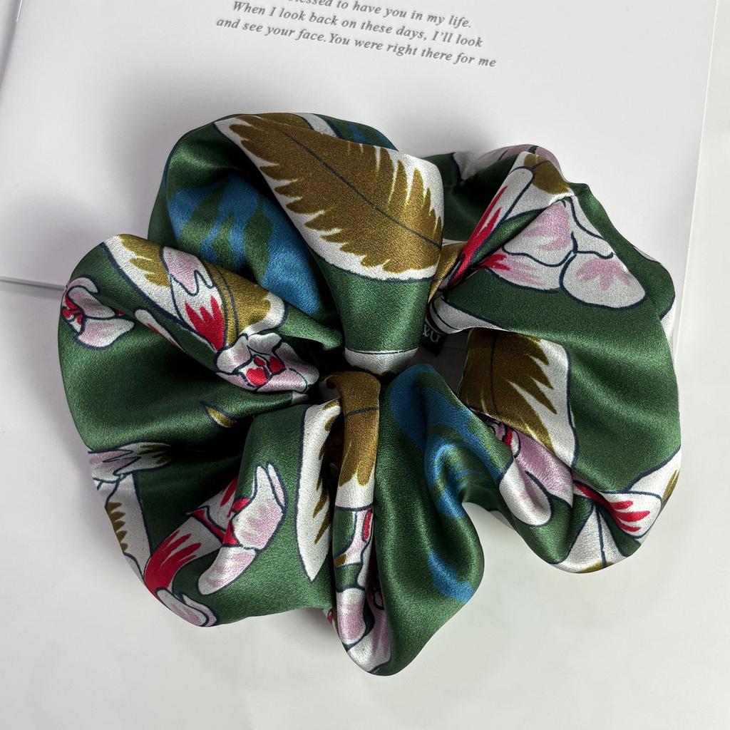 7cm Large Mulberry Silk Scrunchies - Luxury Hair Ties & Accessories