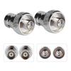 SMA BNC Conversion Connector 2pcs SMA Male To BNC Female Converter Adapter SMA Female