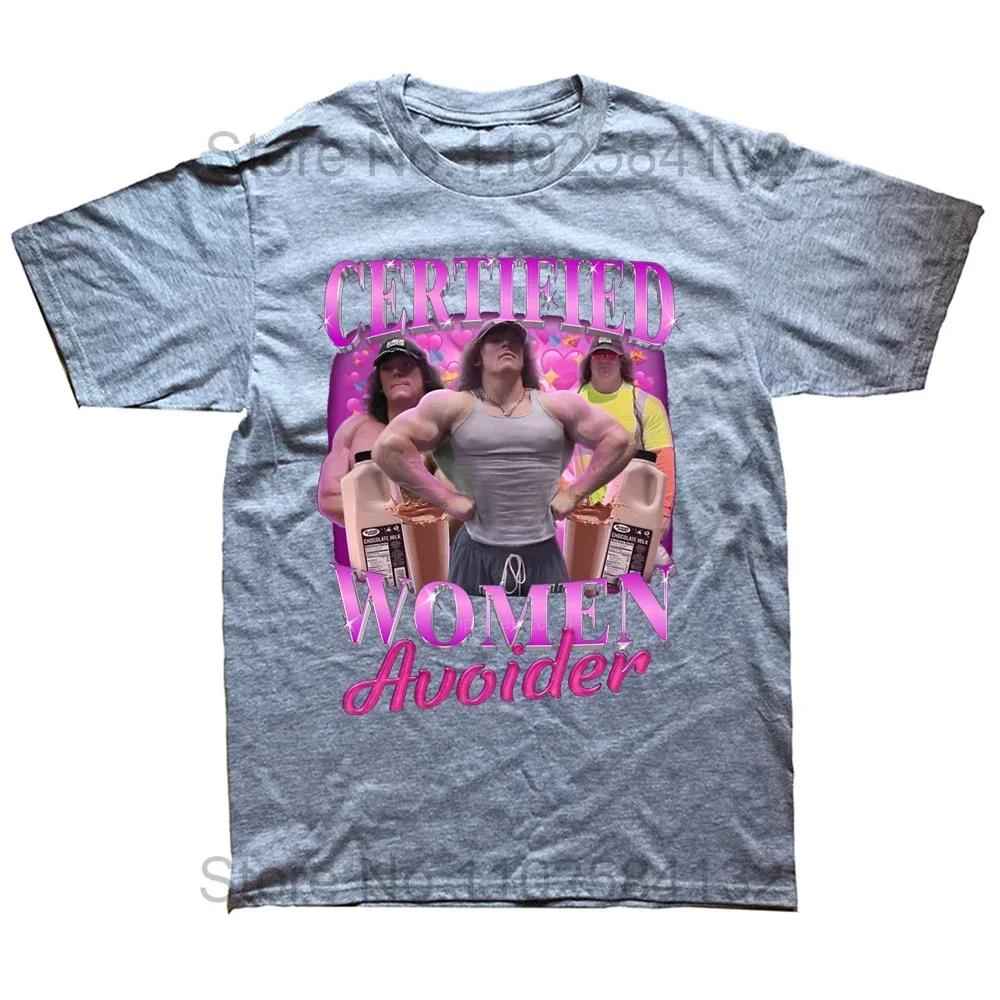 Certyfikowany Unikacz Kobiet Sam Sulek T-shirt Retro Harajuku Siłownia Humor T-shirt Topy Okrągły Dekolt Modny T-shirt Odzież Podstawowe T-shirty