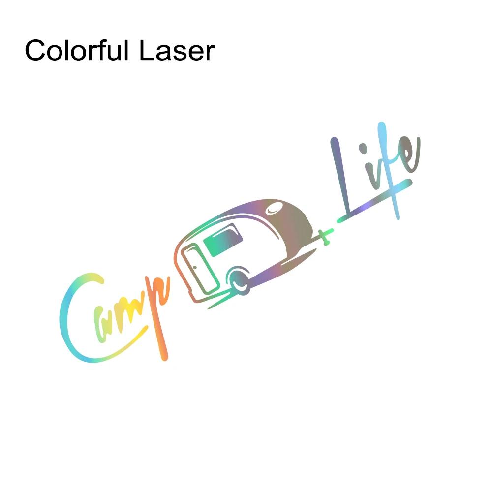 Creative Camper Life Rv Truck Car Sticker Motorhome Caravan Van Travel Decor Vinyl Decal Auto Body Tuning Decoration Accessories
