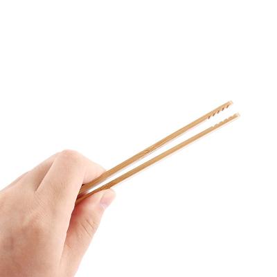 Food Bamboo Pastry Bread Squeezer Bacon Toast Bagel Teaware Tea Clips Cooking Tool Toaster Tong Kitchen