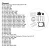15pcs Water Pump Impeller Repair Kit 6G1‑W0078‑A1 Replacement for 2 Stroke Outboards 6 8 HP
