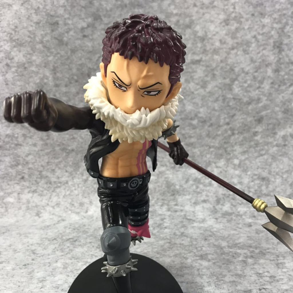 Anime One Piece Figure 20cm Charlotte Katakuri Battle Figure Model PVC Toys Doll Collection Desktop Decoration Gift