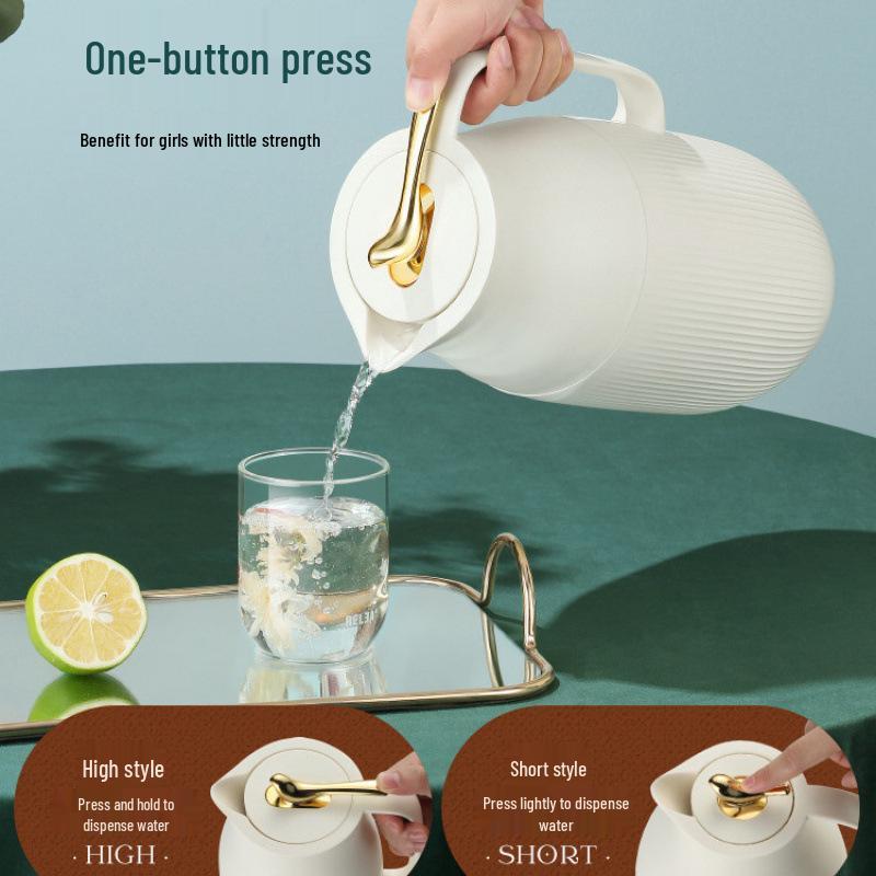 Large Capacity Household Insulated Kettle - Thermos Hot Water Bottle for Weddings