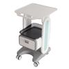 Medical Trolley Cart Large Countertop Single Drawer 50kg Bearing Beauty Salon Rolling Cart for Laboratory Clinic