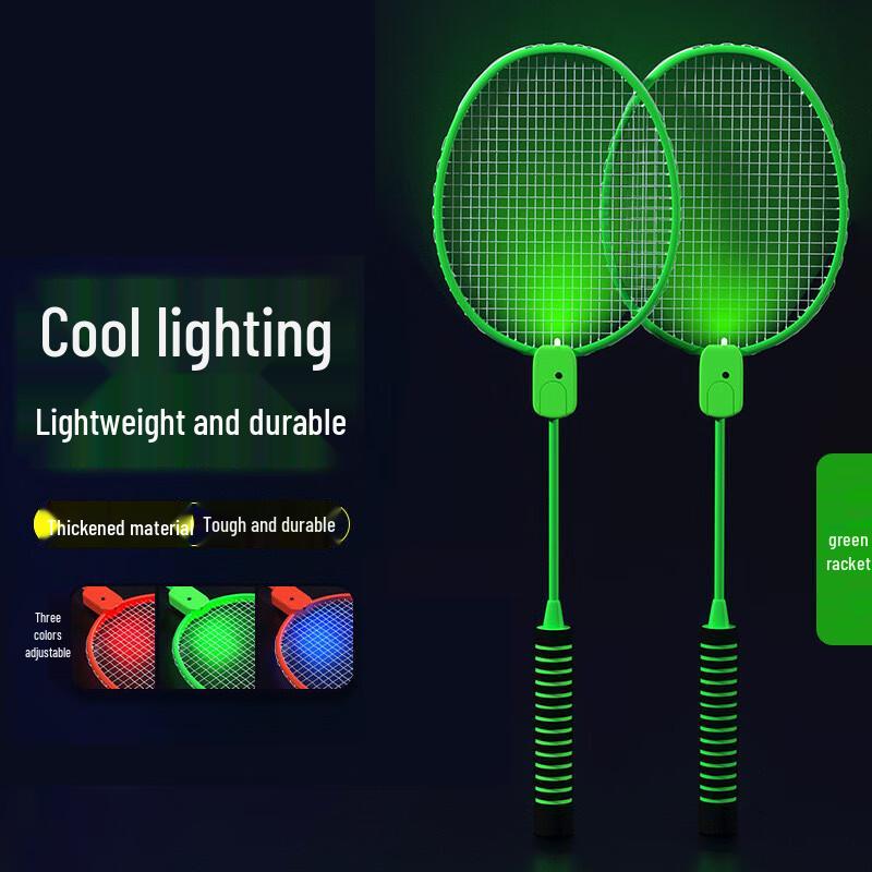 Xulin Luminous Badminton Racket Set