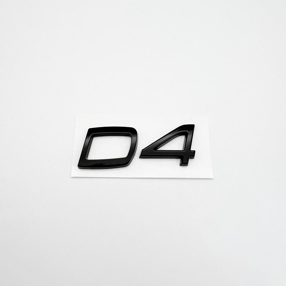 1PC ABS D2 D3 D4 D5 D6 D7 Car Letters Logo Trunk Emblem Badge Sticker For Car S40 S60 V40 V50 XC40 XC60 V70 V60 S90 C30 XC90