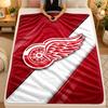 Flannel BlanketDetroit Red Wings Warm Soft Throw Blanket for Indoor Sofa Bed Living Room Use