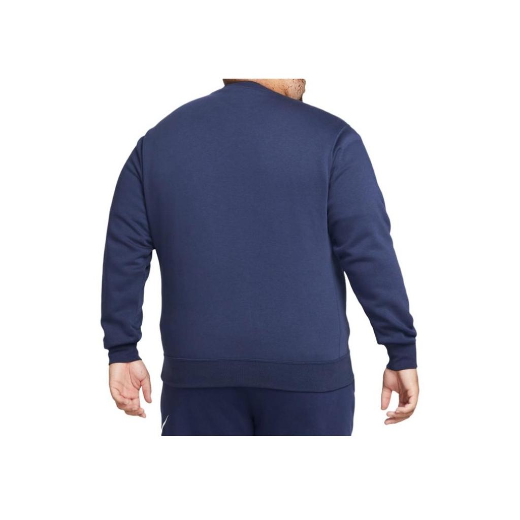 Nike Loose Fit Solid Color Logo American Style Printed Crew Neck Short Sleeve Sweatshirt Men Sweatshirt Blue DQ4912-410