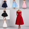 Elegant Off Shoulder A Line Dress With High Waist For Casual And Daily Wear