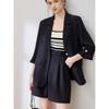 Korean Style Summer New Fashion Commuter Ol Pink One Button Blazers Elegant Three-Quarter Sleeve Suit Outdoor Women
