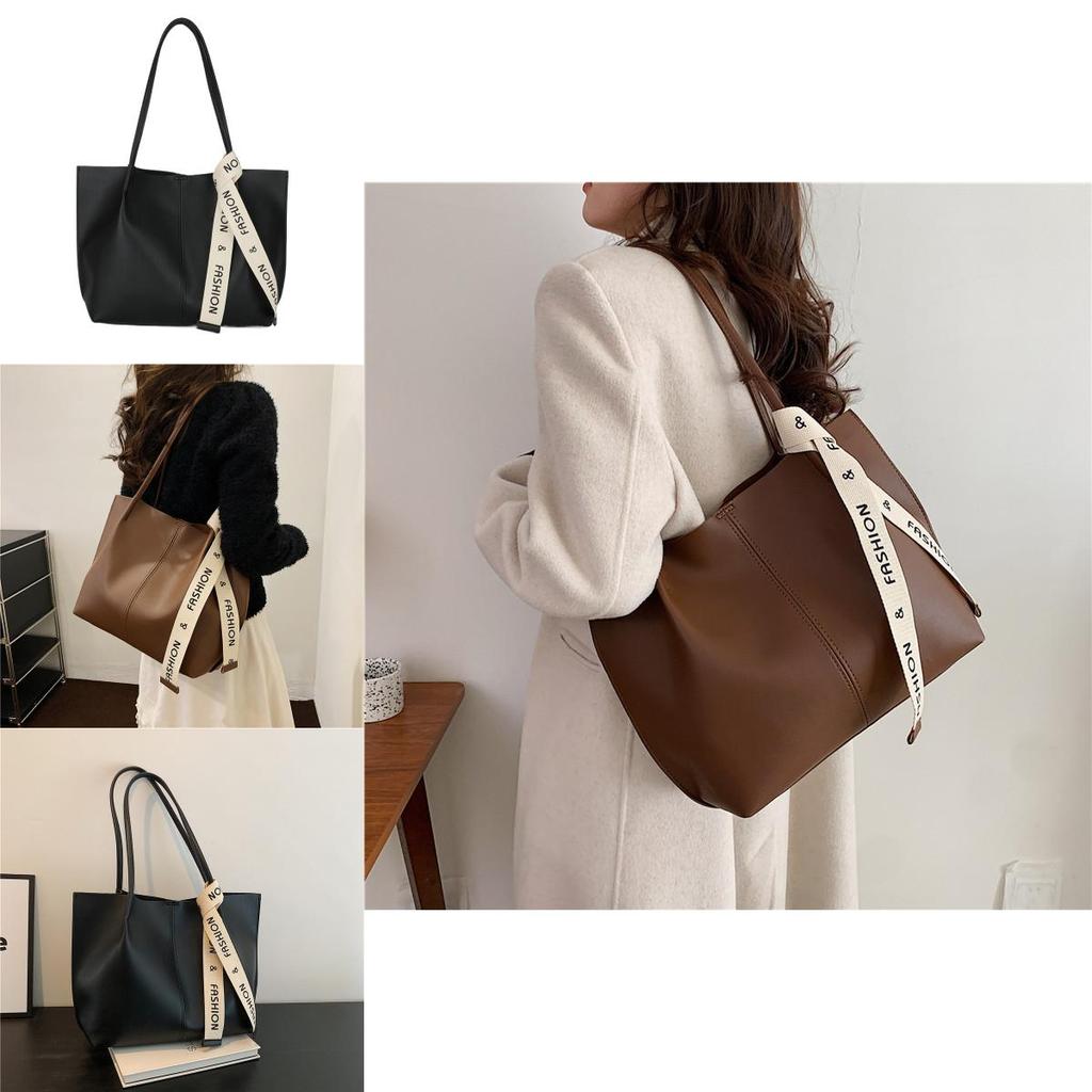 Chic Vintage Single Shoulder Tote Bag For Winter 2023 Fashionable And Spacious