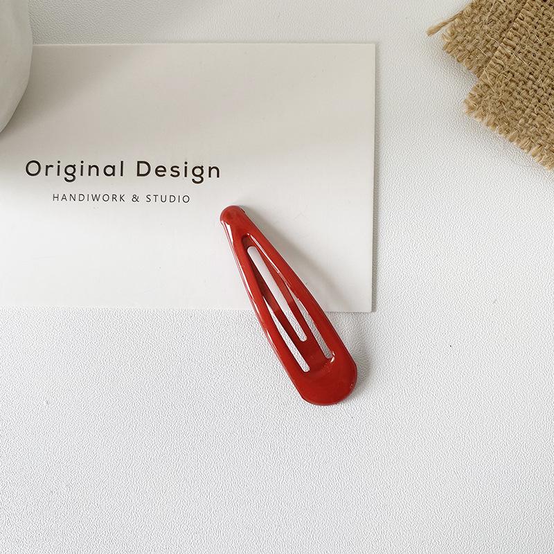 HyunA-Inspired Colorful Bobby Pins - Cute Girl Hair Accessories, Clips & Fringe Side Clips - Lin Xiaozhai Style Headdress