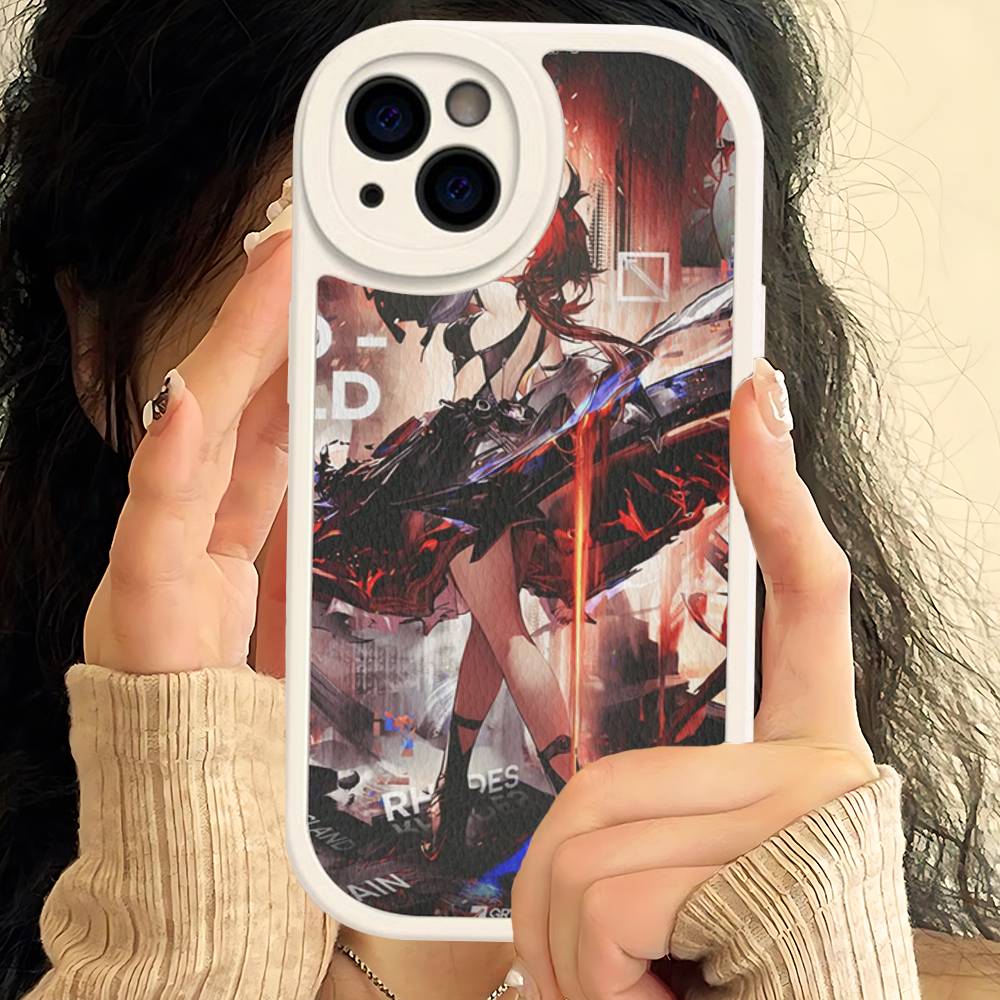 Popular Game A-Arknights E-Endfield Phone Case For IPhone 16 15 14 13 12 11 Pro Max Plus Soft Leather Cover
