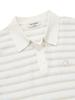 NORDISK Short Sleeve Striped Sweater - W_Off White