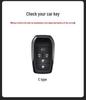 2024 Toyota Crown Highlander Suede Key Case: Three-Color Full Wrap for Men