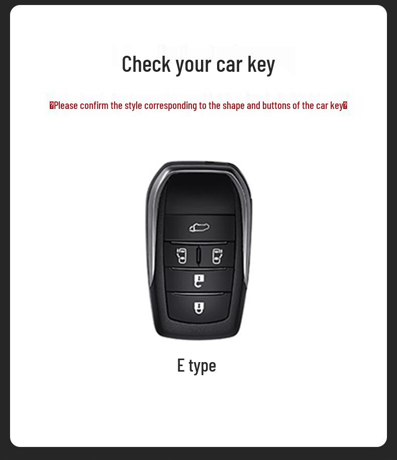 2024 Toyota Crown Highlander Suede Key Case: Three-Color Full Wrap for Men