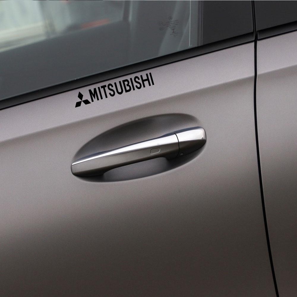 1PC Car Styling Letter Sticker Front Rear Windshield Window Door Decal For Mitsubishi Eclipse Cross GK Eclips