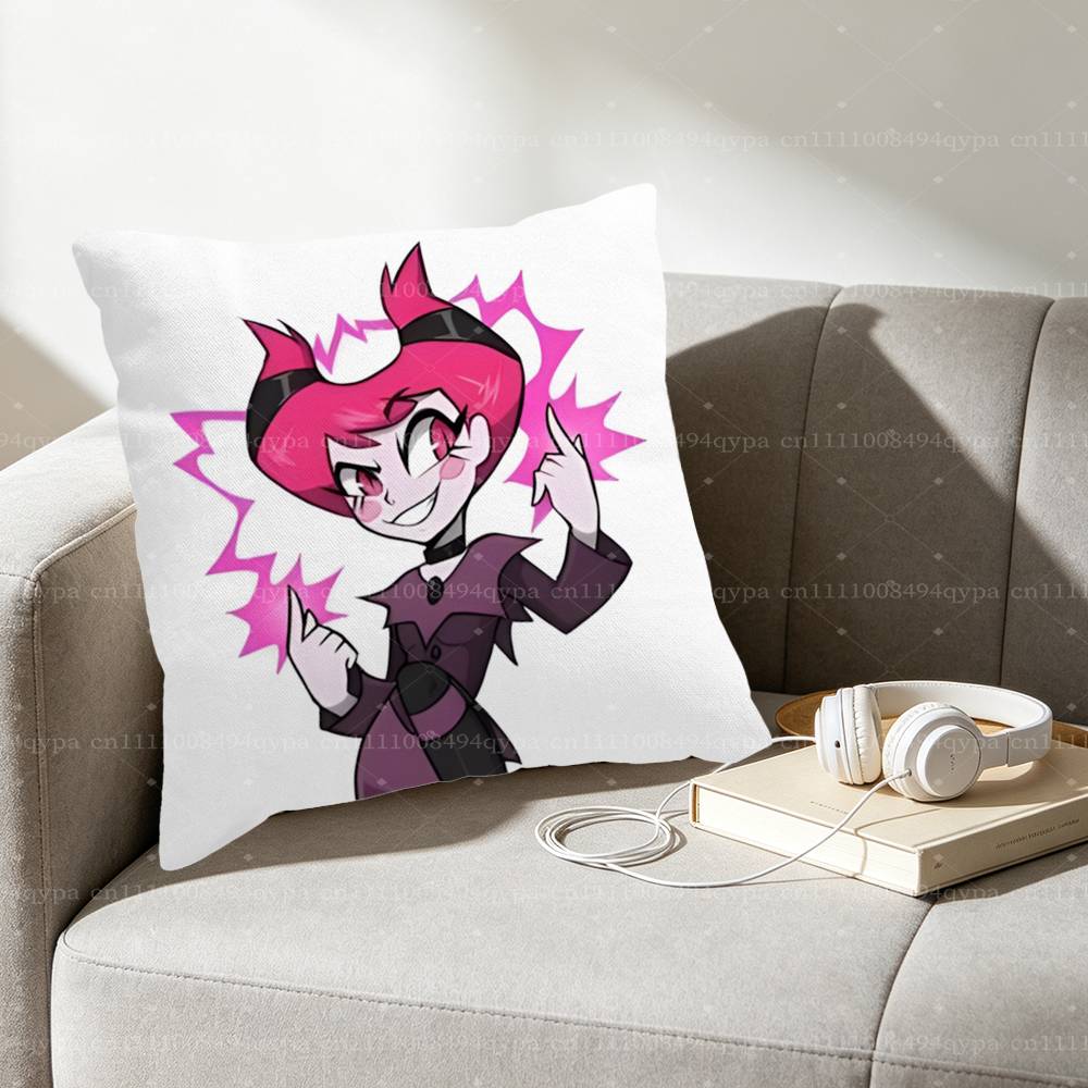 Jinx TTeen Titans Throw Pillow Cover Home Decor Art Decor Pillowcase Cushion Cover for Bed Sofa Living Room Indoor and Outdoor