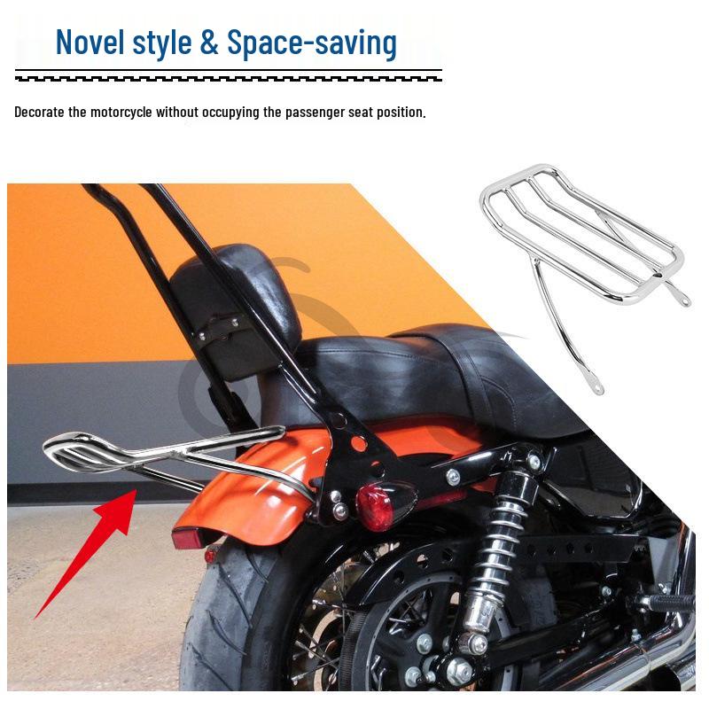 Harley XL883N/XL1200N/V/X Luggage Rack Rear Tail Rack High Quality 07-13