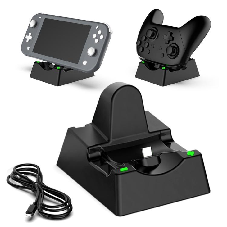 Portable Charging Dock for Switch/Lite/PRO Type-C Charger Base Stand