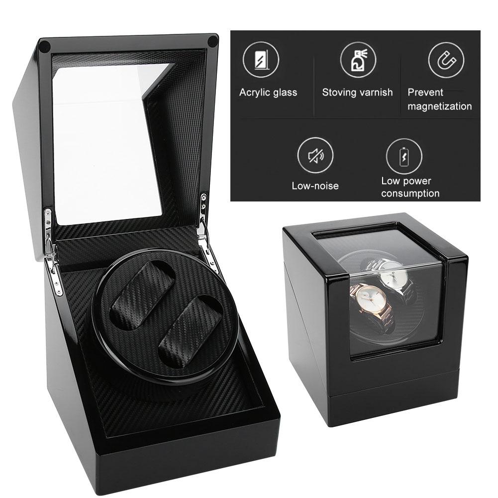Automatischer mechanischer Uhrenbeweger, Armbanduhrenhalter zur Anzeige (Schwarz, )