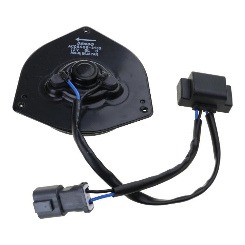 Radiator Cooling Fan Motor Assembly for 38616-PWA-J01 38616-RNA-A01 38616-PWA-A01 611010 065000-3070 12V 2 Pin Connector