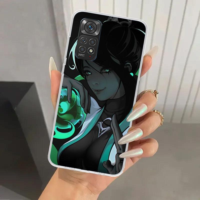 Valorant Game Cool Phone Case for Xiaomi Redmi Note 15 14 14S 13 12S 12 Pro 11S 11 Plus 11T 11E 10S Soft Funda Print Shell Redmi
