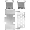 4pcs Chassis Armor for Axle Protector Plate for RC Crawler for Axial SCX10 II 90046 90047