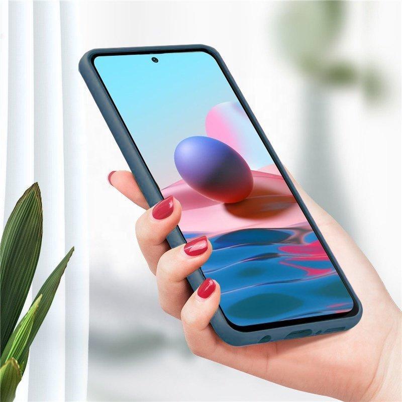 Case for Xiaomi Redmi Note 10 / 10S, Silicone Lite, navy blue
