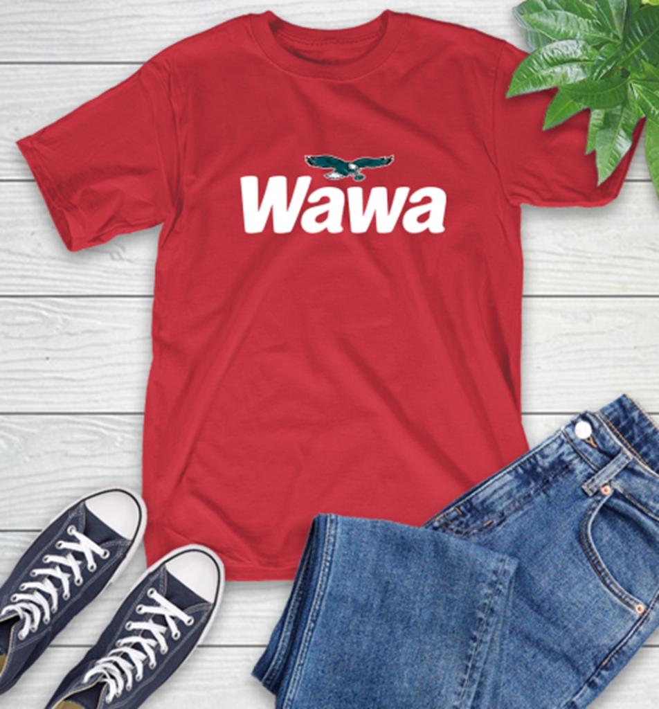 Wawa Eagles T-Shirt Y2k Tshirt Camisetas Mens Clothes New In Top & Tees Tee Shirt Homme Tshirts for Men Graphic T Shirts 80402