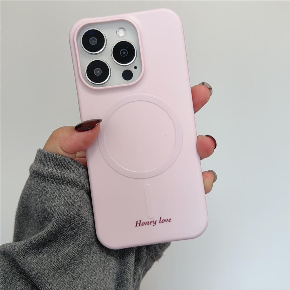

Korean Style Plaid Heart Magnetic Stand Case for iPhone 17 Pro Max and Apple 16. iPhone 15 Pro Max