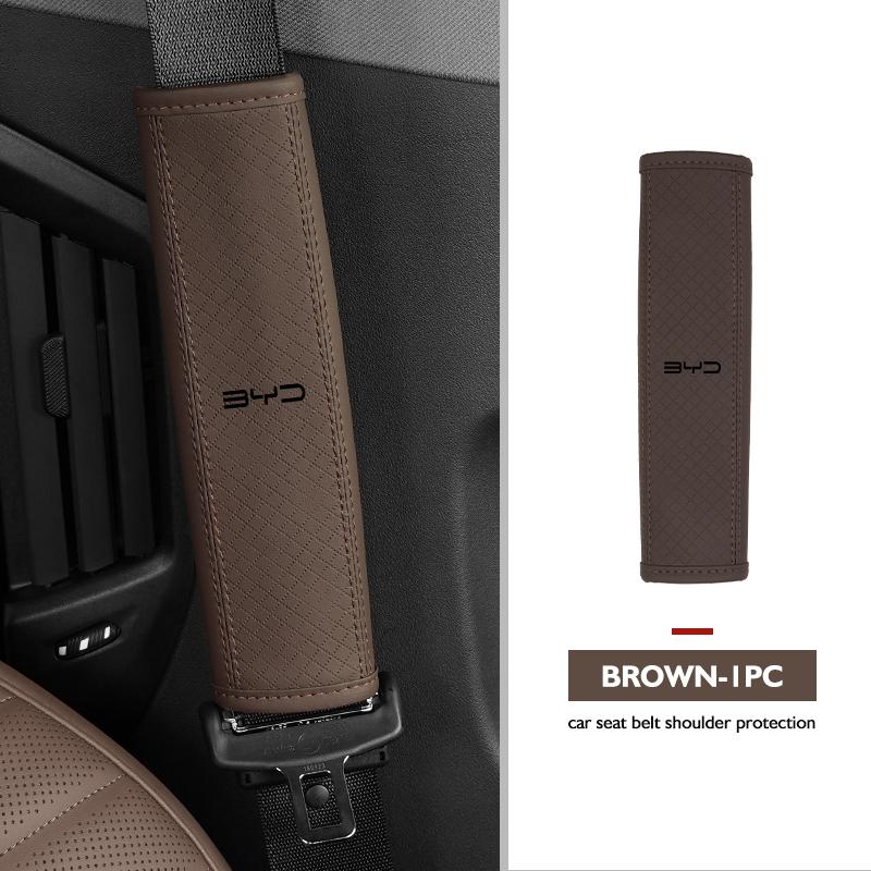 Car Safety Belt Cover Shoulder Protective Pad Anti-slip Pads Auto Accessories For BYD 3 Yuan F3 E6 F0 G3 I3 Plus Ea1 Song Max
