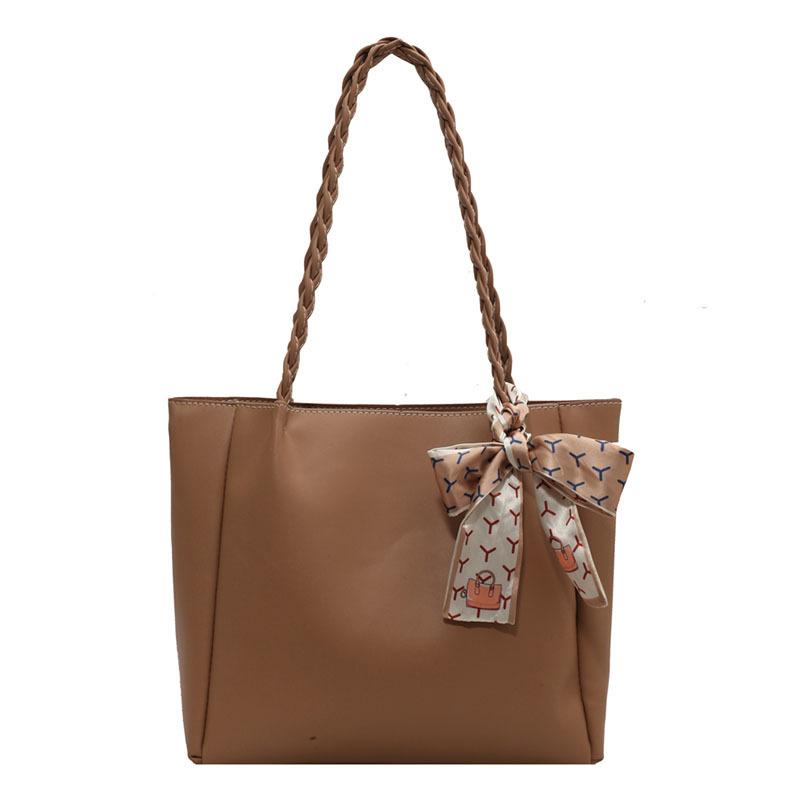 Tasche mit großem Fassungsvermögen Damen Herbst und Winter neuwertige Nischen-Schultertasche Studentin Pendler-Tragetasche