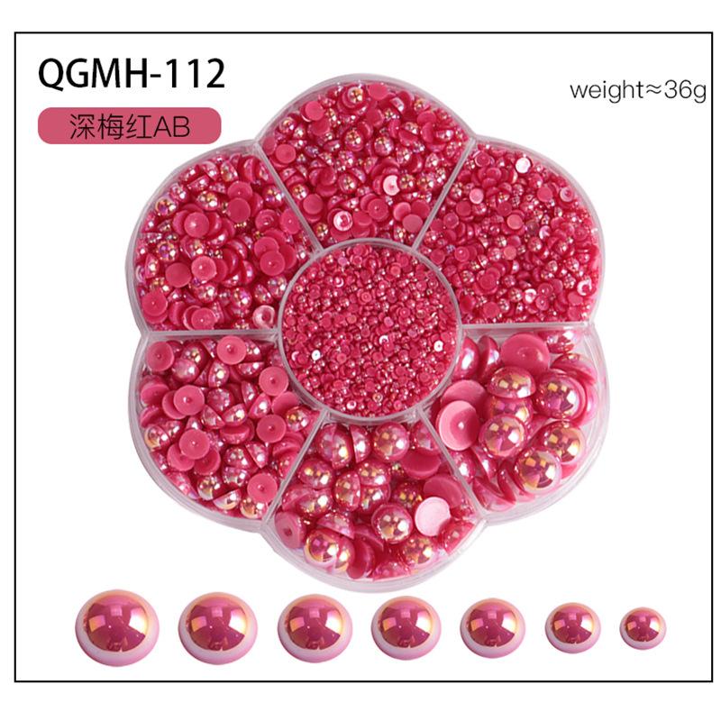 

Украшения для ногтей 7 сеток цветение сливы жемчуг абс полубокий жемчуг плоское дно алмазное украшение для ногтей