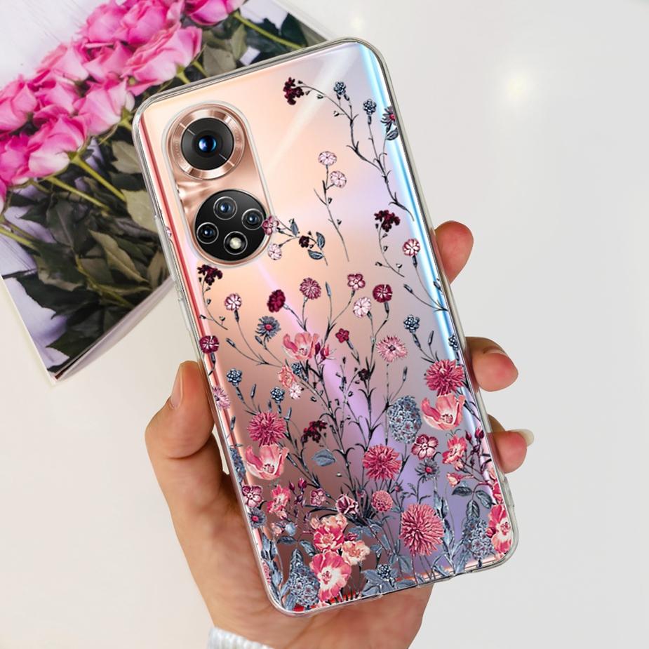 

For Honor 50 Case NTH-AN00 Fashion Painted Cover Clear Silicone Soft Slim Phone Case For Honor 50 Lite Honor50 Pro Fundas Bumper Honor 50 Pro