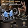 Bluetooth Headphones Wireless Earbuds 5.4 Sports Earphone 75H Playtime IPX7 Waterproof LED Power Display Over Ear Buds Deep Bass