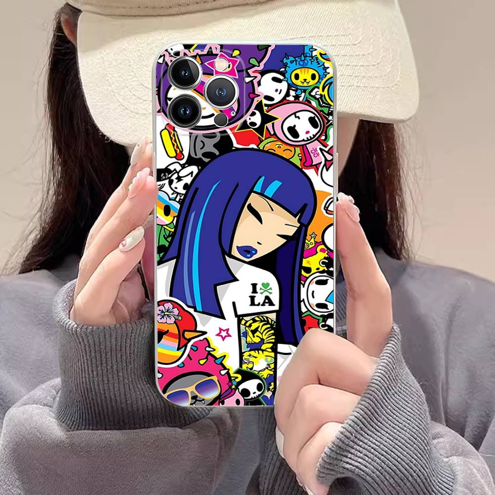 Japan Tokidokis Phone Case For iPhone 17 16 15 14 11 12 13 Mini Pro XS Max Plus Funda Shell