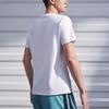 Anta Breathable Letter Round Neck Sports Short Sleeve T-Shirt Men Tops Pure-White 152421104-5