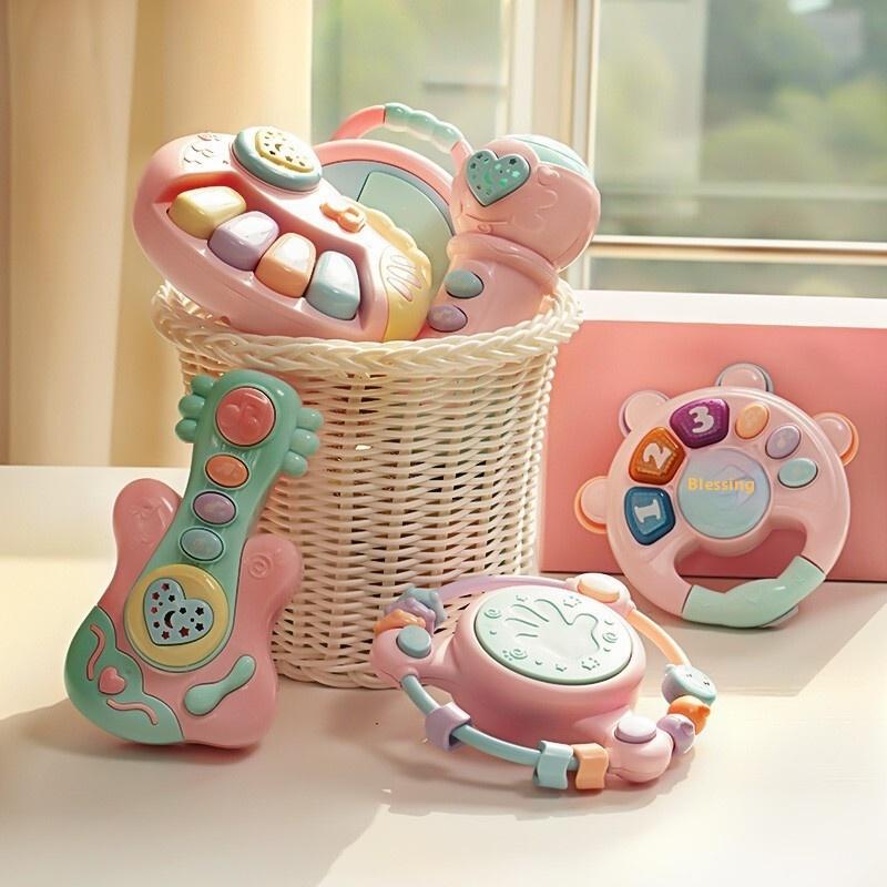 Baby Musical Toy With Animal Sound Kids Piano Keyboard Electric Flashing Music Instrument Early Educational Toys For Children