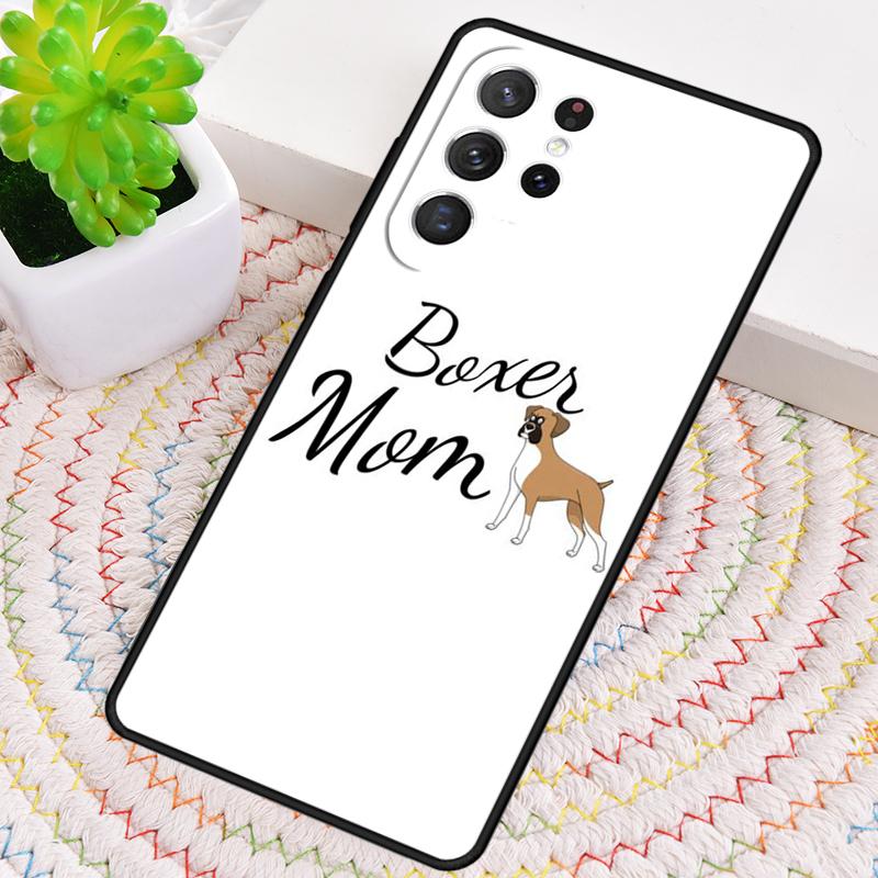 Cute Boxer Dog Phone Case for Samsung Galaxy note 10 pro S26 Ultra S23 S24 FE S25 S21 S22 PLUS shockproof Cove