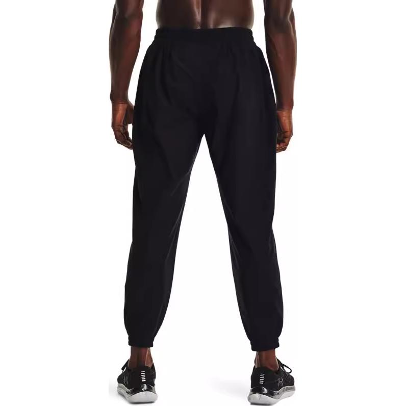Under Armour Pantalones Largos de Punto Cónicos Casuales para Correr en Cualquier Lugar Pantalones para Hombre Negro 1366510-001